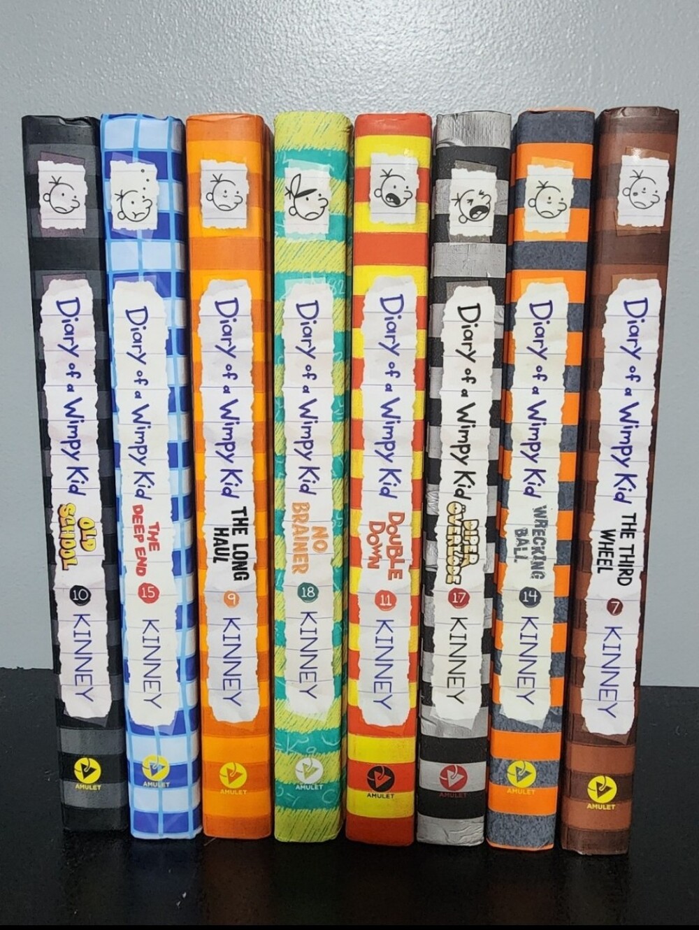 Diary of a Wimpy Kid Book Set Of 8 Hardcover Books